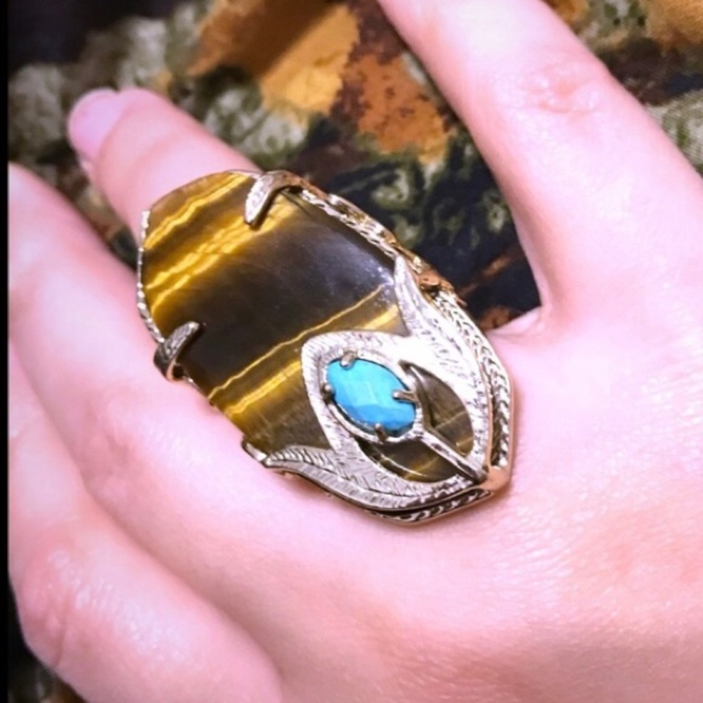 Kendra Scott Tigers eye ring